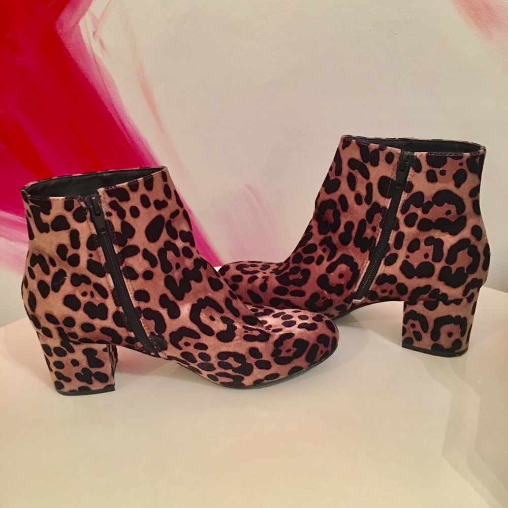 Leopard Booties